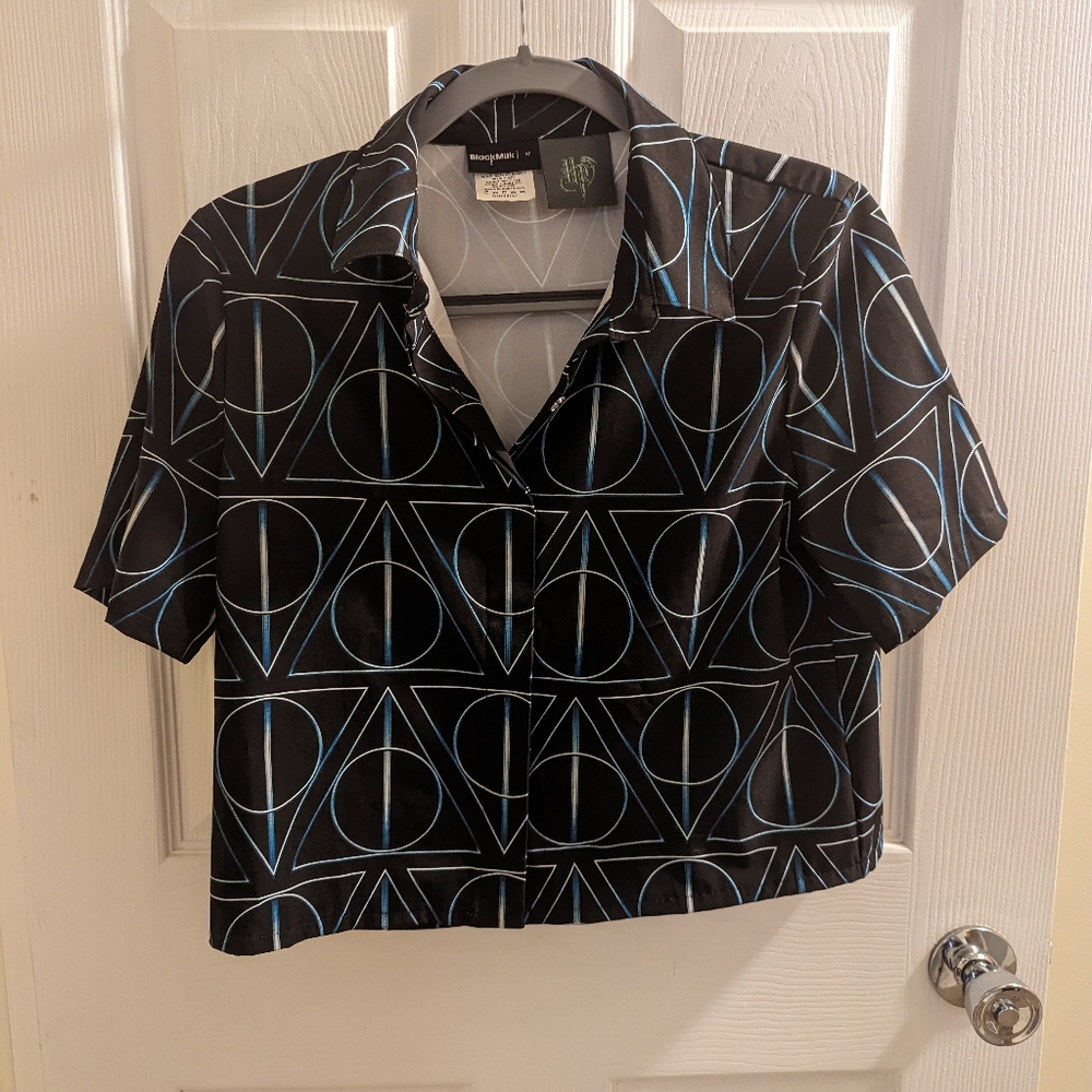 Blackmilk M Deathly Hallows Boss Shirt